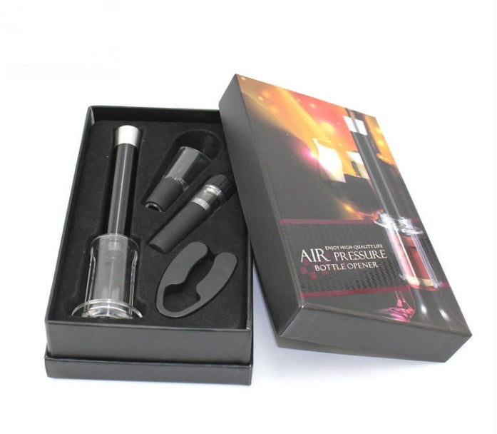 Red wine pressure bottle opener set Pi-Mart