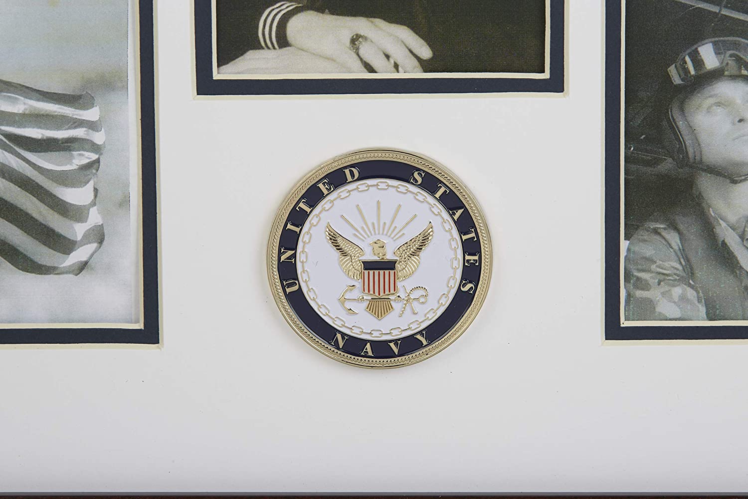 The Military Gift Store US Flag Store U.S. Navy Medallion 5 Picture Collage Frame. The Military Gift Store