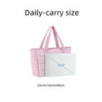 Women's Cotton Handbag Large Zipper Travel Essential Pi-Mart