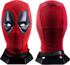 Superhero Wade Wilson Costume Halloween Red Helmet Mask Knitted Deadpool - SJB-DIAMOND ELITES