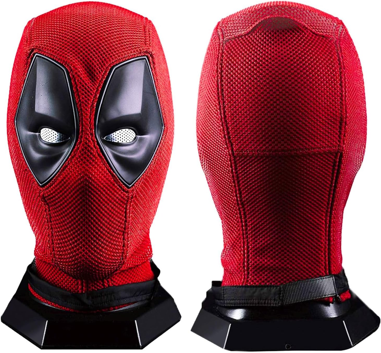 Superhero Wade Wilson Costume Halloween Red Helmet Mask Knitted Deadpool - SJB-DIAMOND ELITES