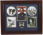 The Military Gift Store Frame Police Department Medallion 5-Picture Collage Frame. The Military Gift Store