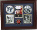 The Military Gift Store United States Marine Corps Medallion 5 Picture Collage Frame with Stars. The Military Gift Store