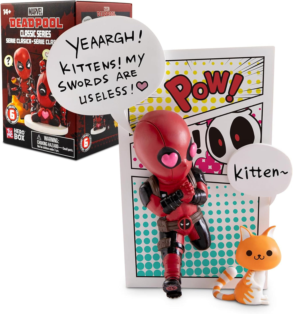 Halloween Deadpool Classic Series Hero Box - Blind Box, 2" to 4" Collectible Toy Figurines, Marvel Superhero Movie Inspired Toy Figure Set, Fun Gifts for Adults, Boys, Girls, and Kids Ages 14+, Single Box - SJB-DIAMOND ELITES
