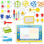 Children's Magic Water Canvas 120x80cm Marine Graffiti Mat