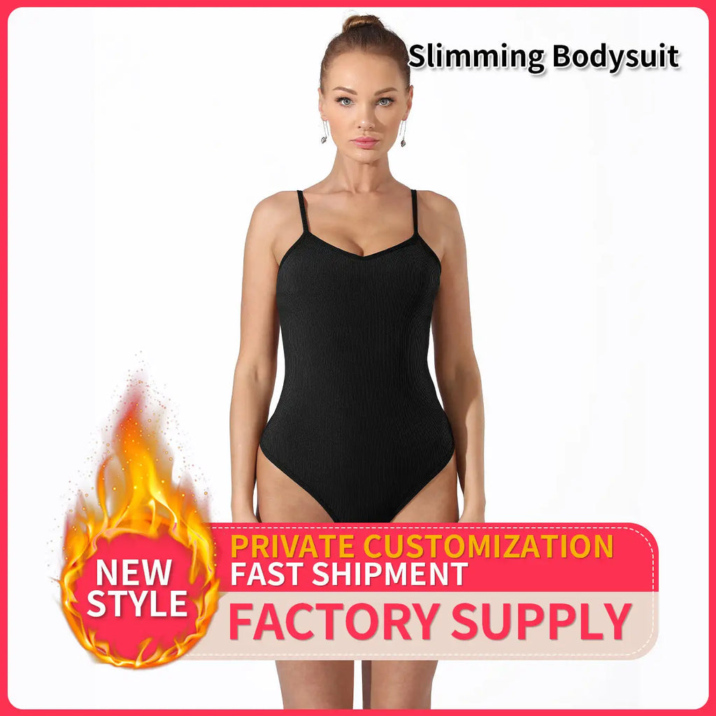 Women's Fashion Simple Solid Color Bodysuit - SJB-DIAMOND ELITES