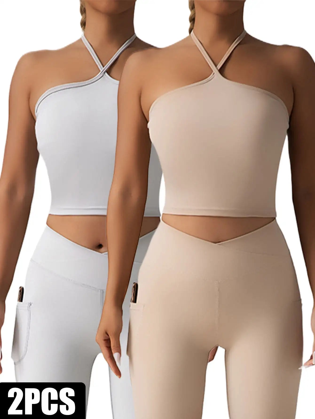 2 Pieces Sports Bra Athletic Running Sports Bra - SJB-DIAMOND ELITES