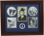 The military gift  store Frame US Air Force Medallion 5 Picture Collage Frame. The Military Gift Store