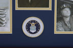 The military gift  store Frame US Air Force Medallion 5 Picture Collage Frame. The Military Gift Store
