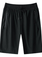 Men's Plus Size Drawstring Active Shorts