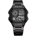 Luxury Famous Sports Business Square Retro Watch Waterproof 50M WIth Count Down Timer Digital Stopwatch Clock For Men and Woman Unisex Watch - SJB-DIAMOND ELITES