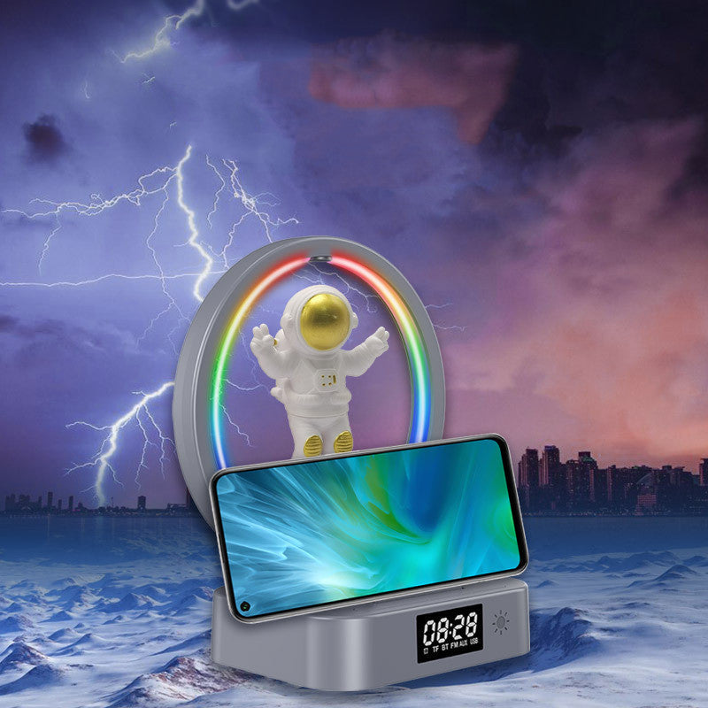 Magnetic Levitation Bluetooth Speaker Astronaut Home RGB Mini Radio TWS Sound Box Outdoor Wireless Subwoofer TF AUX USB Pi-Mart