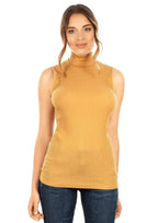 EGI Exclusive Collections Merino Wool Blend Mock Neck Sleeveless Top. - SJB-DIAMOND ELITES