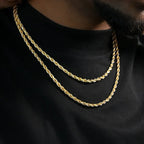 Twisted Rope Links Collar Necklace Pi-Mart