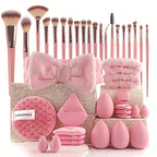 40pcs  Beauty Tools Major Combination Suit Face Wash Makeup Full Set