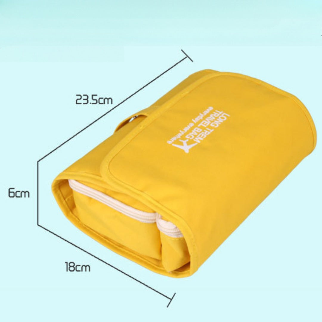 Outdoor Travel Toiletry Bags,Waterproof 3-in-1 Foldable Wash Bag, Makeup Hook Storage Bag, Toiletry Bag organizer, - SJB-DIAMOND ELITES