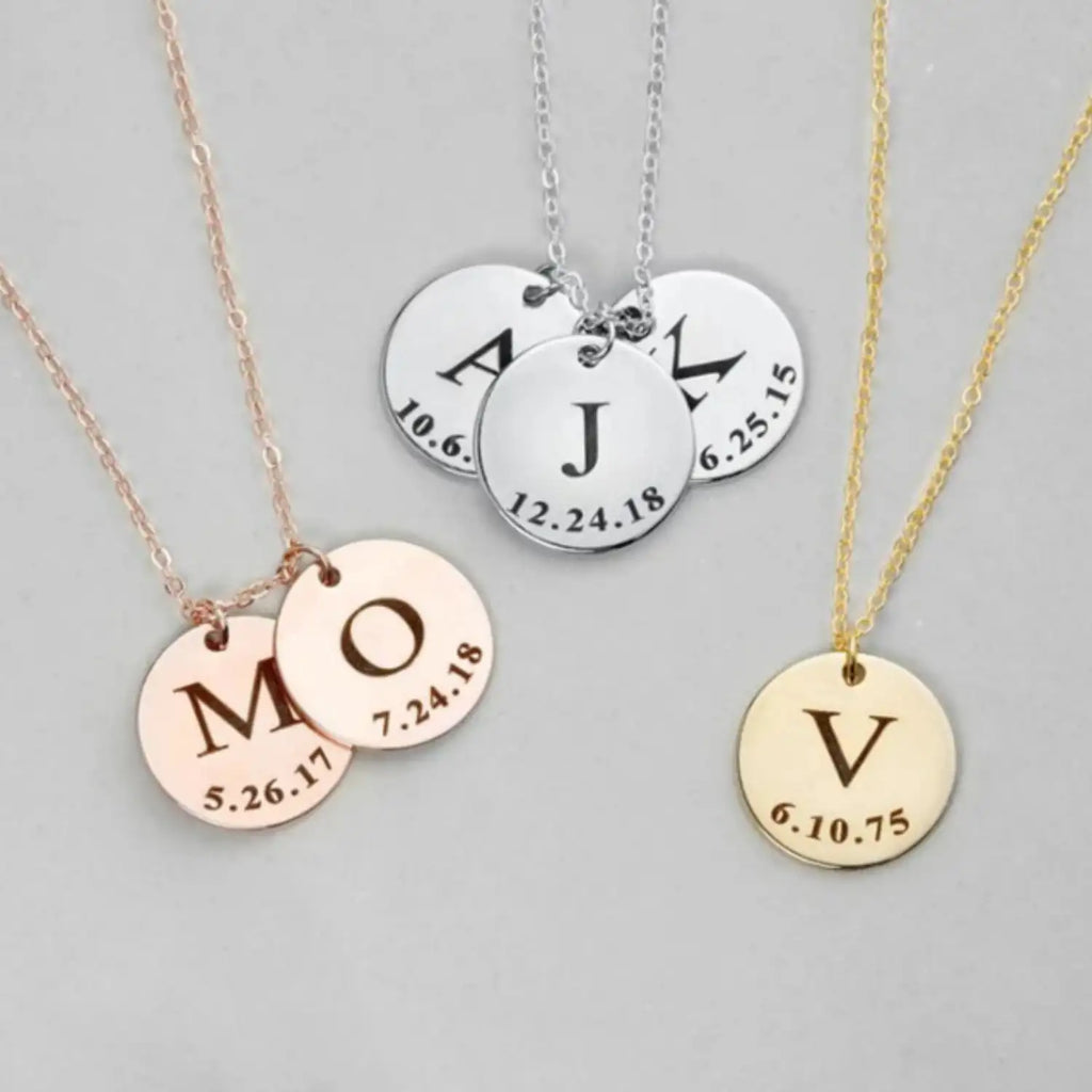 Personalized Pendant Stainless Steel Necklace