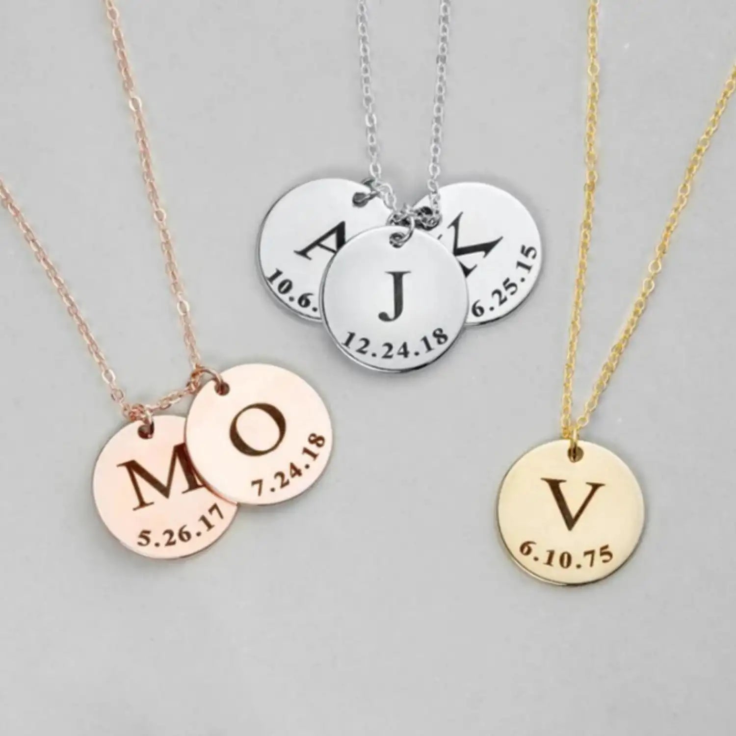 Personalized Pendant Stainless Steel Necklace