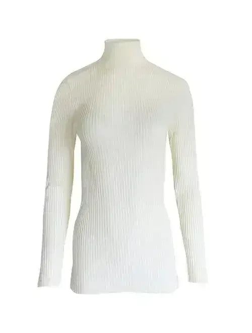 EGI Exclusive Collections Merino Wool Blend Mock Neck Top with Long - SJB-DIAMOND ELITES
