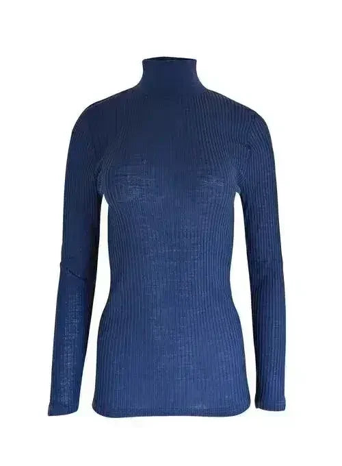 EGI Exclusive Collections Merino Wool Blend Mock Neck Top with Long - SJB-DIAMOND ELITES