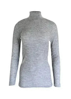 EGI Exclusive Collections Merino Wool Blend Mock Neck Top with Long - SJB-DIAMOND ELITES