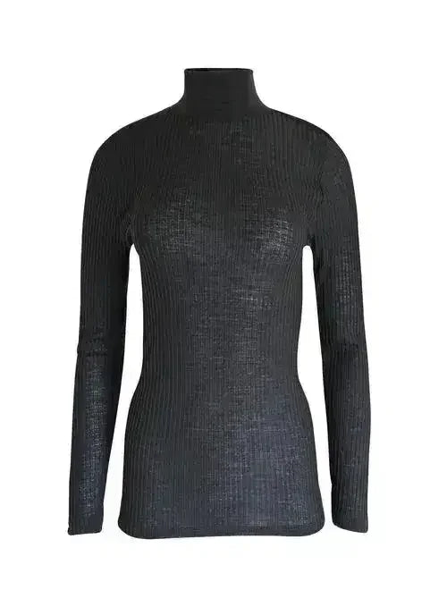 EGI Exclusive Collections Merino Wool Blend Mock Neck Top with Long - SJB-DIAMOND ELITES