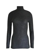 EGI Exclusive Collections Merino Wool Blend Mock Neck Top with Long - SJB-DIAMOND ELITES