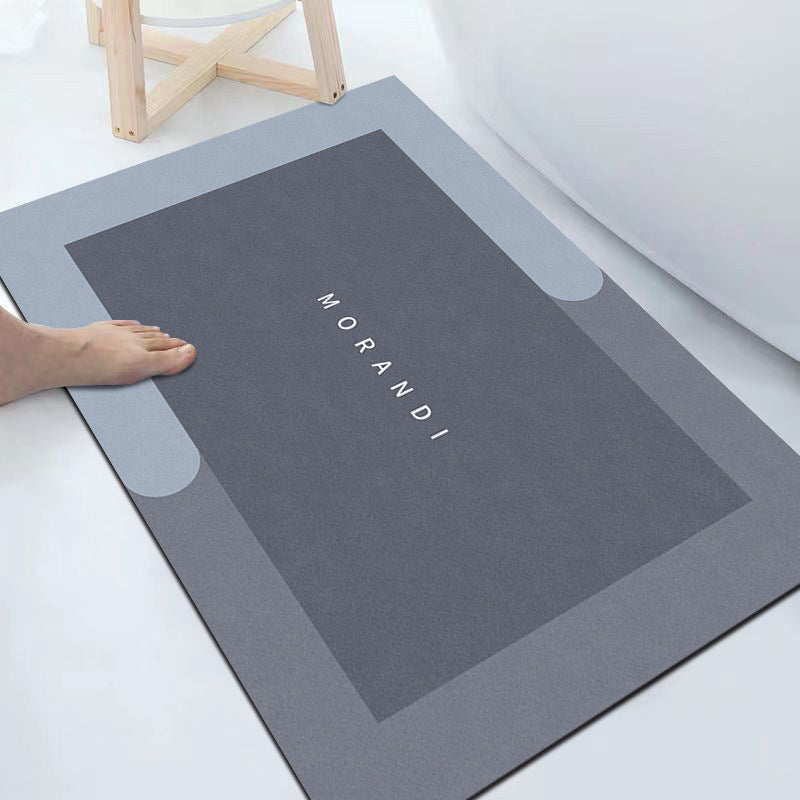 Household Fashion Simple Non-slip Quick-drying Absorbent Floor Mat Pi-Mart