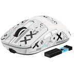 4K/8K ATTACK SHARK X3PRO Wireless Gaming Mouse - Ultra-Lightweight, Sweat-Resistant, Anti-Slip Design with Self-Adhesive Elastics Refined Side Grips, Anti-Sweat Paste, and Premium Grip Tape for Enhanced Gaming Performance Lootquake LLC