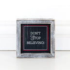 Black Chalkboard Style Wooden Christmas Sign Rustic Framed Holiday Wall Decor Set Of 4