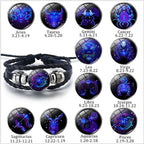 Zodiac Constellation Bracelet Braided Design Bracelet For Men Women Kids Pi-Mart
