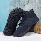 Outdoor Sports Cotton Shoes For Men And Women Winter Warm Slip-on Boots Wear-resistant Anti-ski Thickened Shoes Couple Pi-Mart