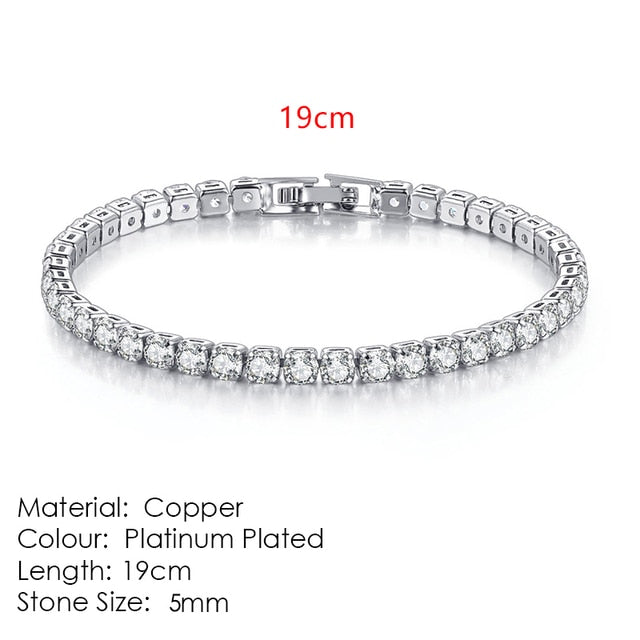 Fashion Multicolor Tennis Bracelet for Women Pi-Mart