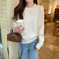 Korean Style Soft Glutinous Loose Candy Color Sweater Pi-Mart