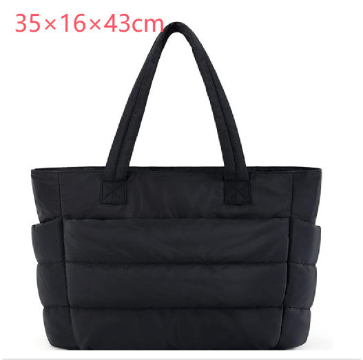 Women's Cotton Handbag Large Zipper Travel Essential Pi-Mart