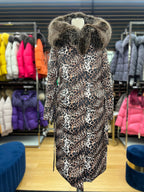 Genuine Silver Fox Down Insulated Parka - SJB-DIAMOND ELITES