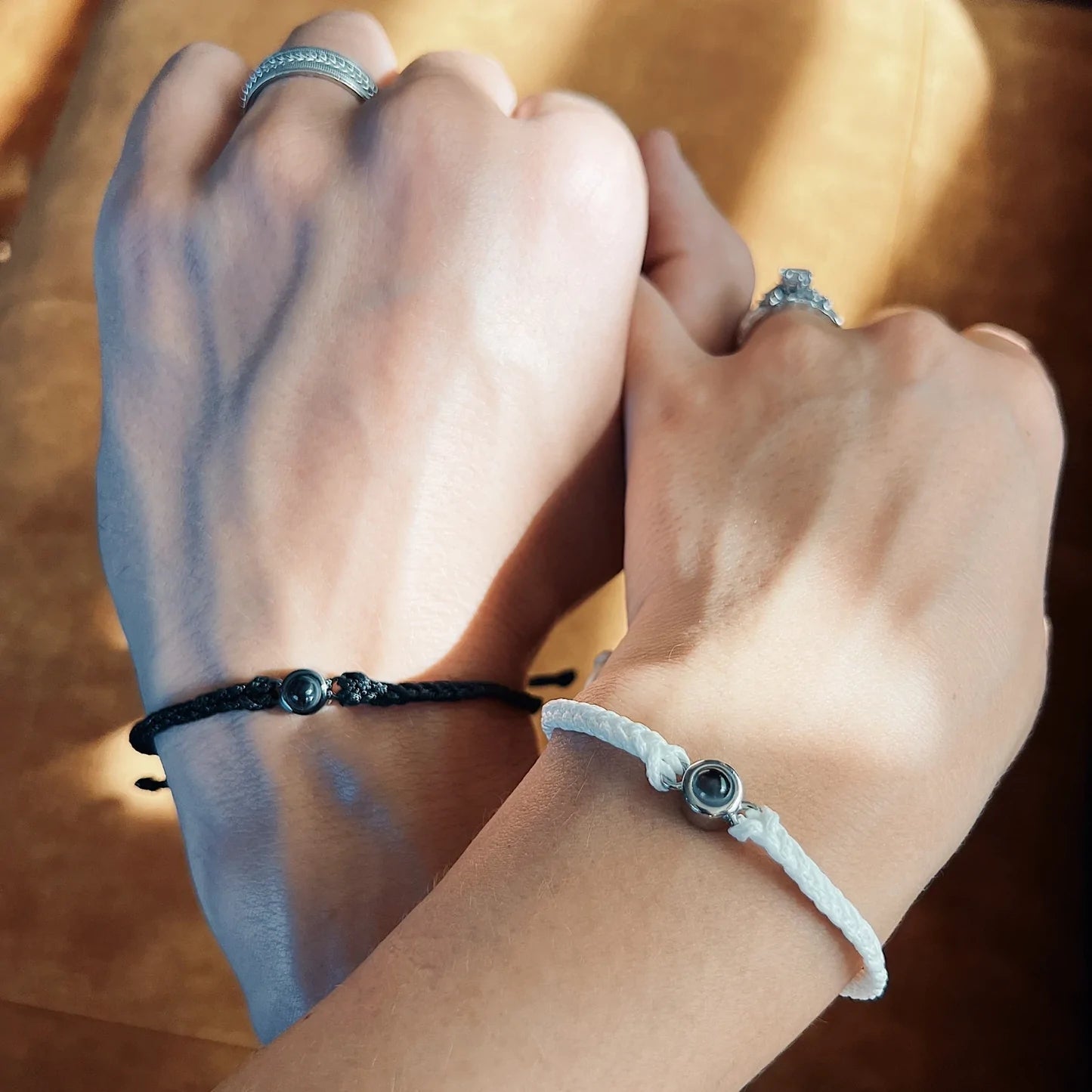 Creative Customized Color Photo Projection Bracelet Hand Woven Lovers Personality Jewelry For Men And Women Valentine's Day Gift Pi-Mart