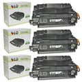 LD Compatible HP 55X CE255X High Yield Black Toner Cartridge 3-Pack for LaserJet Enterprise 500 MFP M525dn, 500 MFP M525f, flow MFP M525c, M521dn MFP, MFP M521dw, P3015dn, P3015n, P3015x