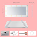 Car Visor Vanity Mirror with Lights - SJB-DIAMOND ELITES