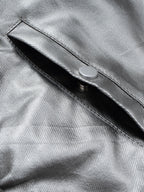 Men's Cargo Style Metallic Zipper Shorts