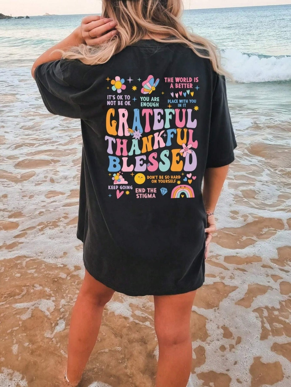 2D Printed Thanksgiving Element Cotton T-shirt Lootquake LLC