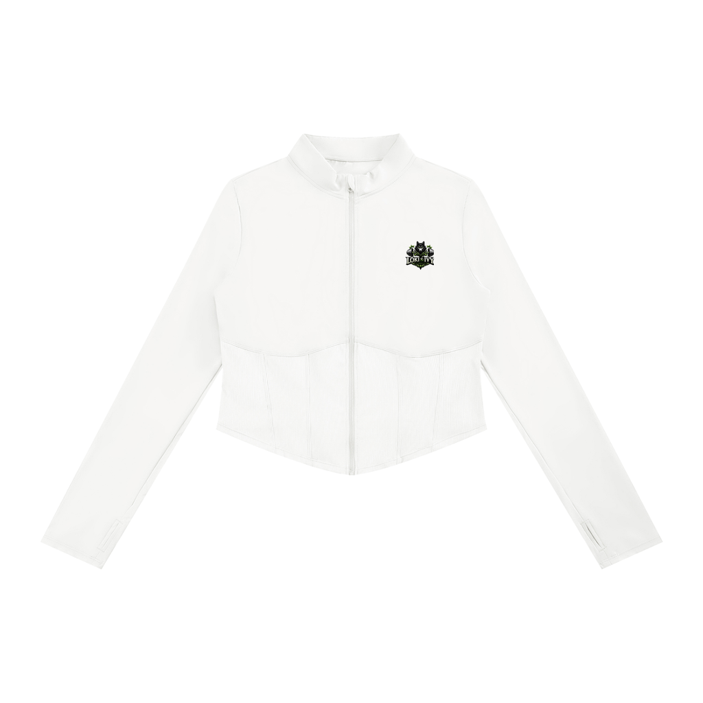 Loki & Ivy Women's Slim Fit Full-Zip Yoga Jacket