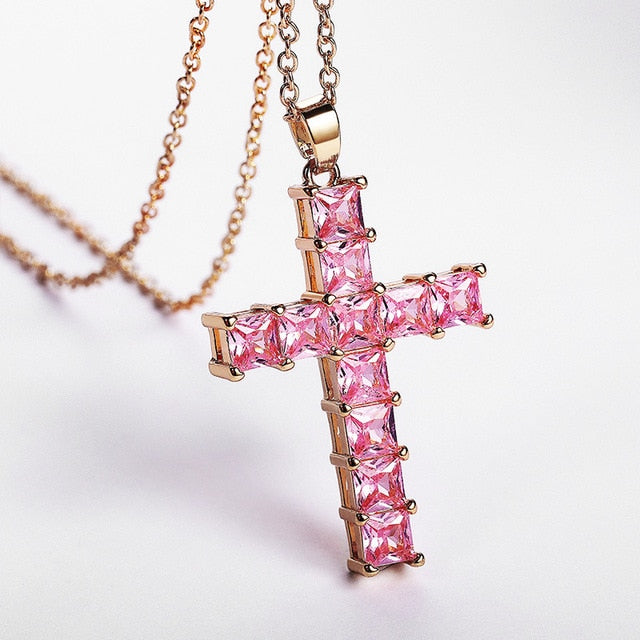 Personality Cross Copper Necklace Pi-Mart