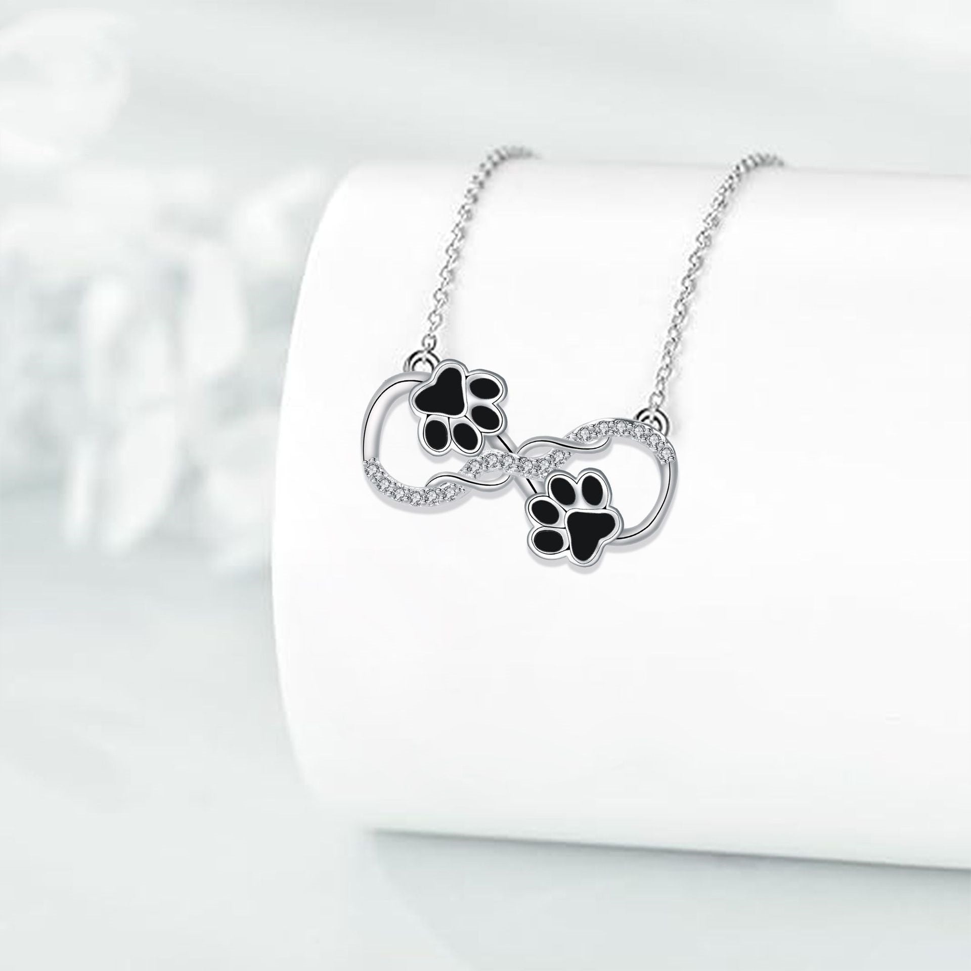 Clavicle Chain Simple Cute Dog's Paw Necklace