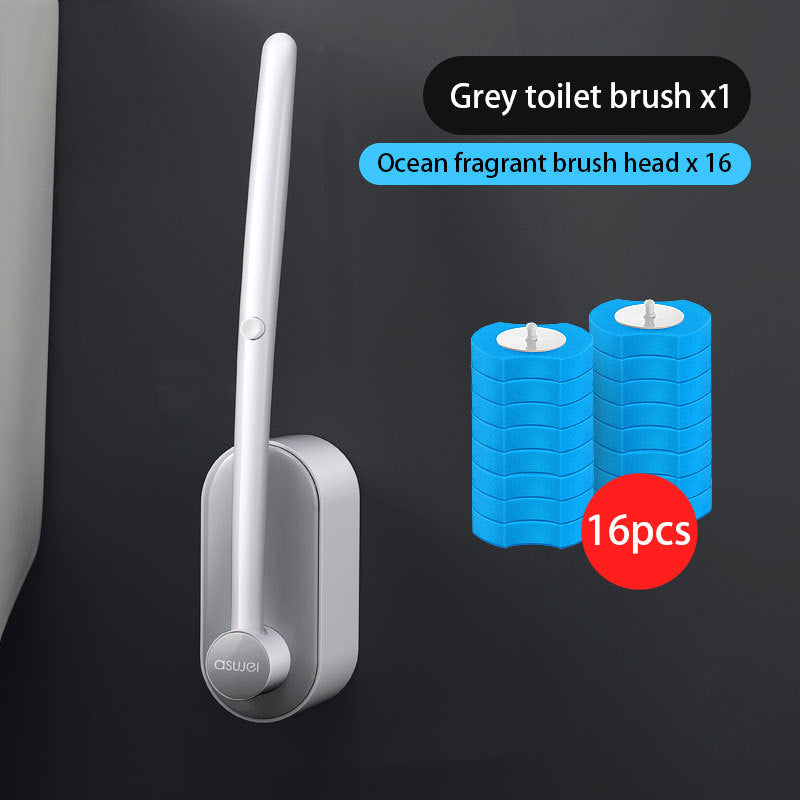 Disposable No Dead Angle Toilet Cleaning Brush Pi-Mart