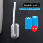 Disposable No Dead Angle Toilet Cleaning Brush Pi-Mart