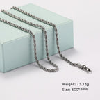 Men's Curb Cuban Chain Necklace Pi-Mart