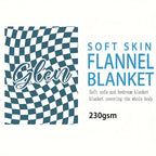 1pc Custom Blanket Vintage Striped Name Custom Blanket Soft Flannel Sofa Blanket TV Blanket Personalized Custom Blanket Exclusive Gift Blanket Lootquake LLC