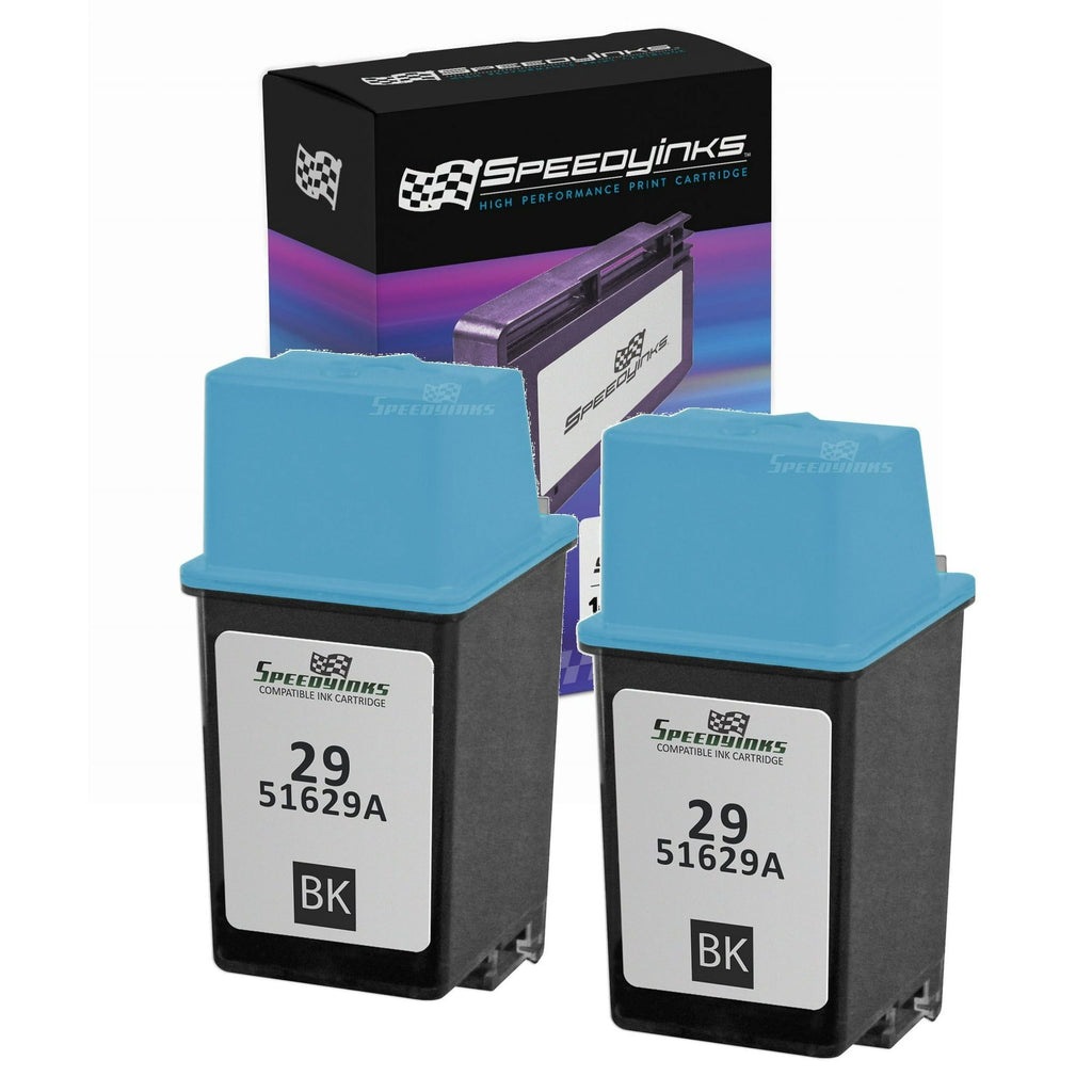 Speedy Inks - Remanufactured Replacement Ink Cartridge for HP 29 51629A Black EasyOptionXY LLC
