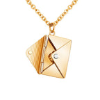 Fashion Jewelry Envelop Necklace Women Lover Letter Pendant Best Gifts For Girlfriend Lootquake LLC